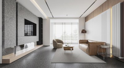 现代家居客厅3D模型下载